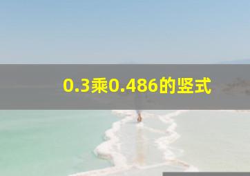 0.3乘0.486的竖式