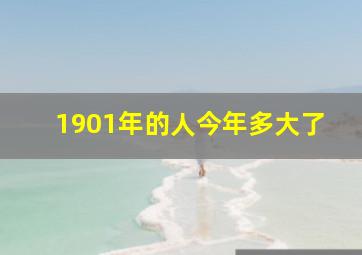 1901年的人今年多大了