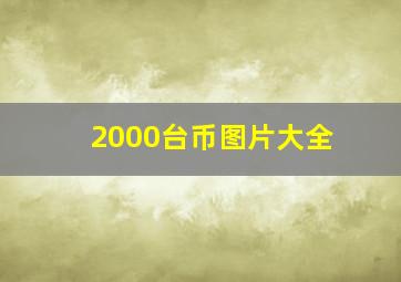 2000台币图片大全