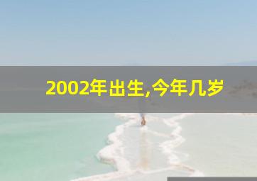 2002年出生,今年几岁