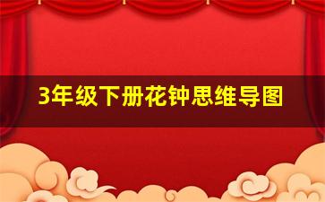 3年级下册花钟思维导图