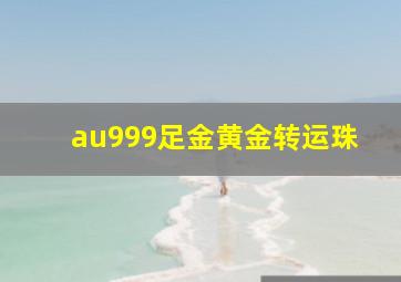 au999足金黄金转运珠