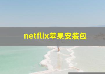 netflix苹果安装包