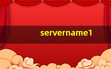 servername1