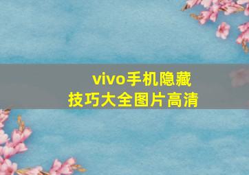 vivo手机隐藏技巧大全图片高清