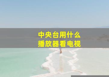 中央台用什么播放器看电视