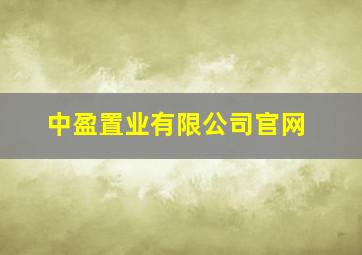 中盈置业有限公司官网