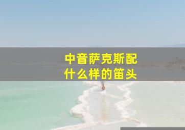 中音萨克斯配什么样的笛头