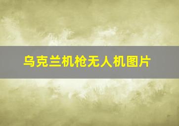 乌克兰机枪无人机图片