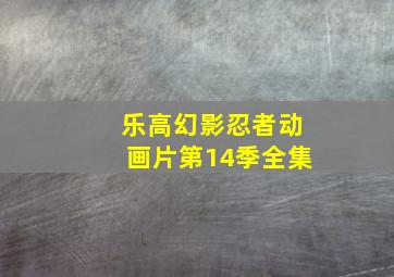 乐高幻影忍者动画片第14季全集