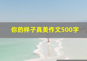 你的样子真美作文500字