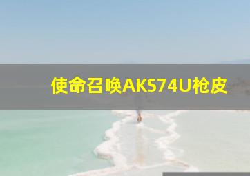 使命召唤AKS74U枪皮