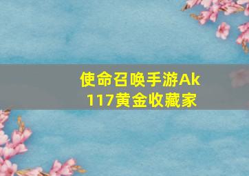 使命召唤手游Ak117黄金收藏家