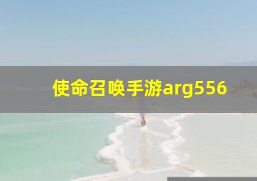 使命召唤手游arg556