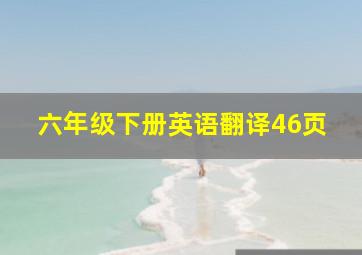 六年级下册英语翻译46页