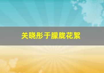 关晓彤于朦胧花絮