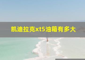 凯迪拉克xt5油箱有多大