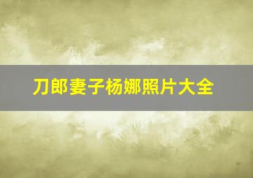 刀郎妻子杨娜照片大全