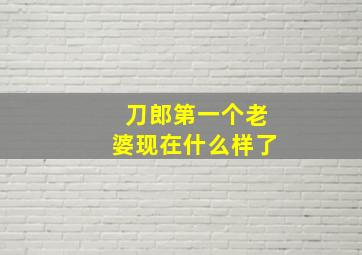 刀郎第一个老婆现在什么样了