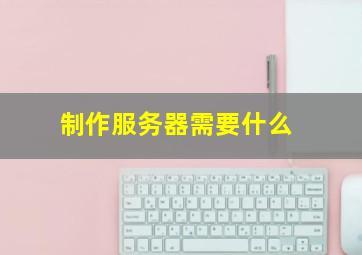 制作服务器需要什么