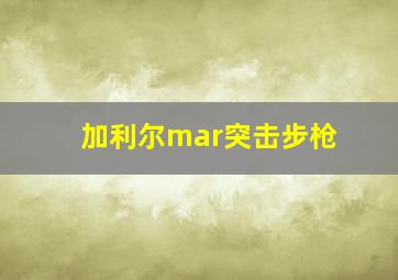 加利尔mar突击步枪