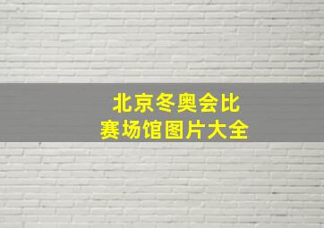 北京冬奥会比赛场馆图片大全