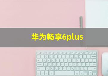 华为畅享6plus