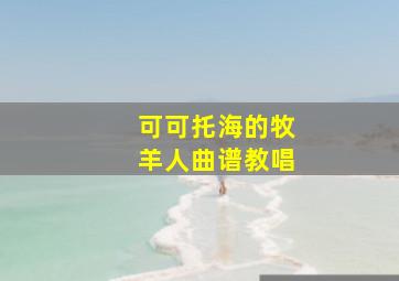 可可托海的牧羊人曲谱教唱