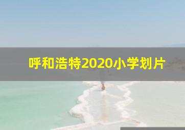 呼和浩特2020小学划片