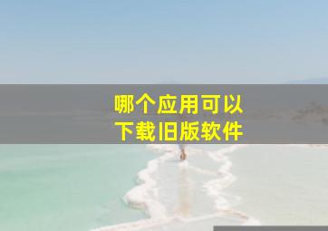 哪个应用可以下载旧版软件