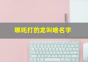 哪吒打的龙叫啥名字