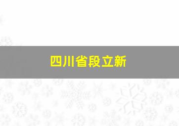 四川省段立新