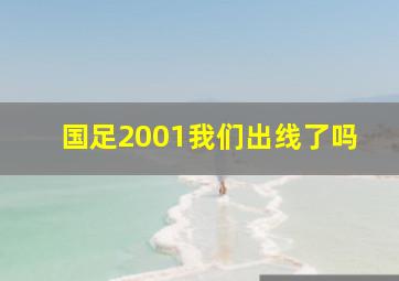 国足2001我们出线了吗