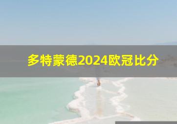 多特蒙德2024欧冠比分