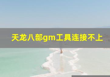 天龙八部gm工具连接不上