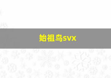 始祖鸟svx