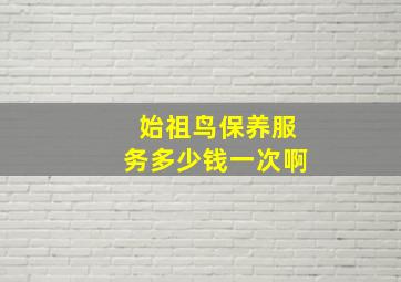 始祖鸟保养服务多少钱一次啊