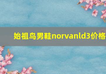 始祖鸟男鞋norvanld3价格