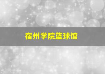 宿州学院篮球馆