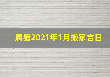 属猪2021年1月搬家吉日