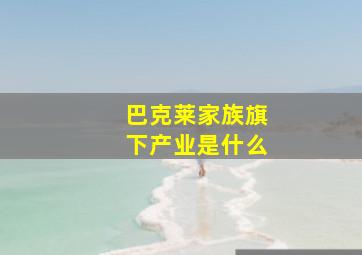 巴克莱家族旗下产业是什么