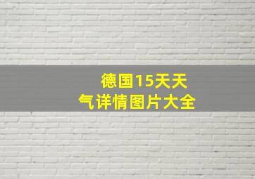 德国15天天气详情图片大全