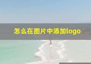 怎么在图片中添加logo