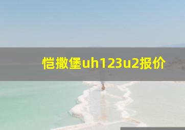 恺撒堡uh123u2报价