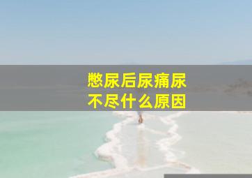 憋尿后尿痛尿不尽什么原因