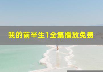 我的前半生1全集播放免费