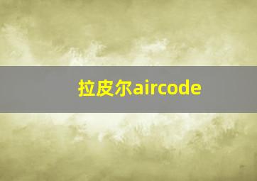 拉皮尔aircode