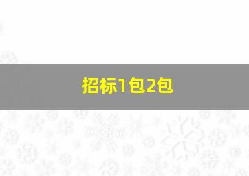 招标1包2包