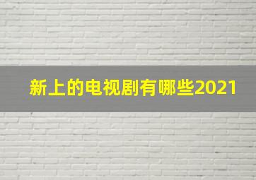 新上的电视剧有哪些2021