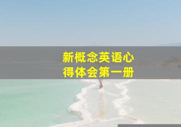 新概念英语心得体会第一册